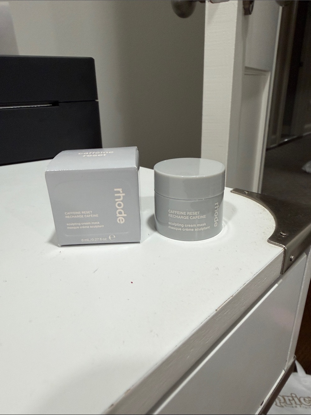 RHODE caffeine reset sculpting cream mask